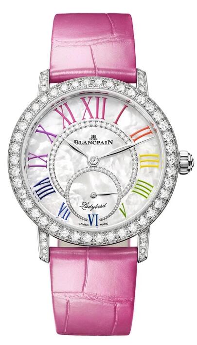 Review Blancpain Ladybird Colors Replica Watch 3661A-1954-95A - Click Image to Close